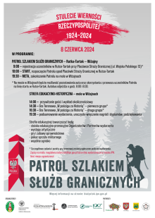 Patrol Szlakiem Służb Granicznych "Stulecie wierności Rzeczypospolitej"