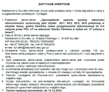 Zapytanie ofertowe dot. Sporządzenia operatu wyceny własności nieruchomości