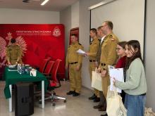 Eliminacje powiatowe Ogólnopolskiego Turnieju Wiedzy Pożarniczej „Młodzież Zapobiega Pożarom” w Suwałkach 2026 r.